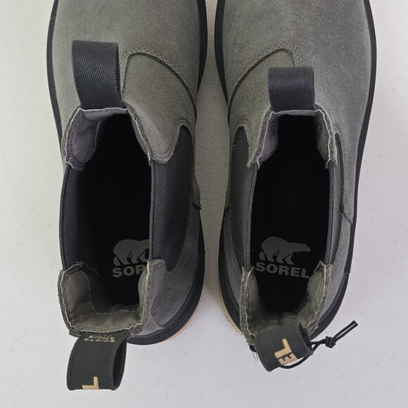 Sorel Hi-Line Chelsea Waterproof Boots GreyWomen's Sz 9.5 - Picture 4 of 16